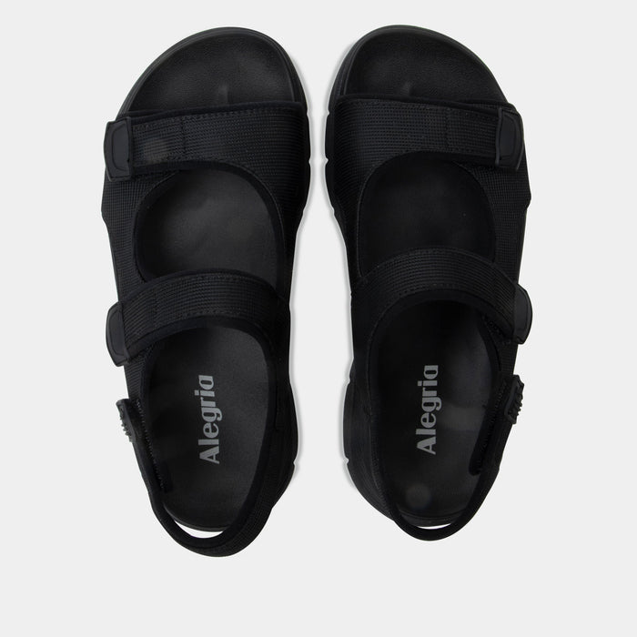 Alegria Sandie Black Sandal