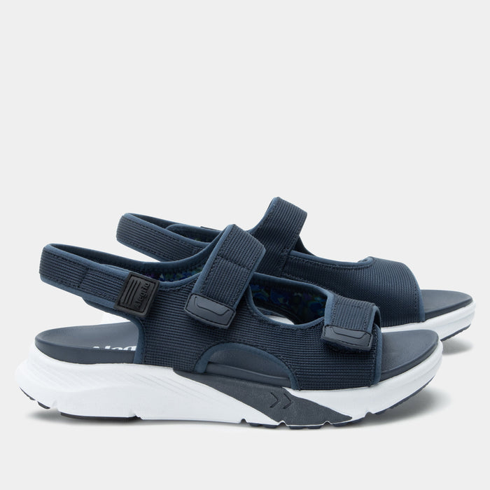 Alegria Sandie Poppy Pop Blue Sandal