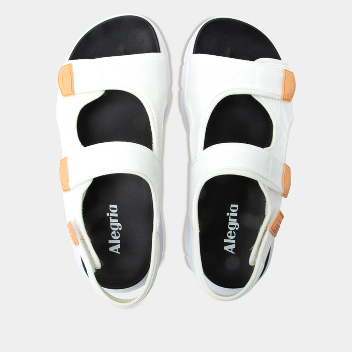Alegria Sandie White Sandal