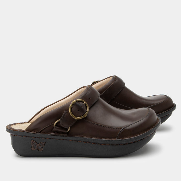 Alegria Seville Oiled Brown Clog