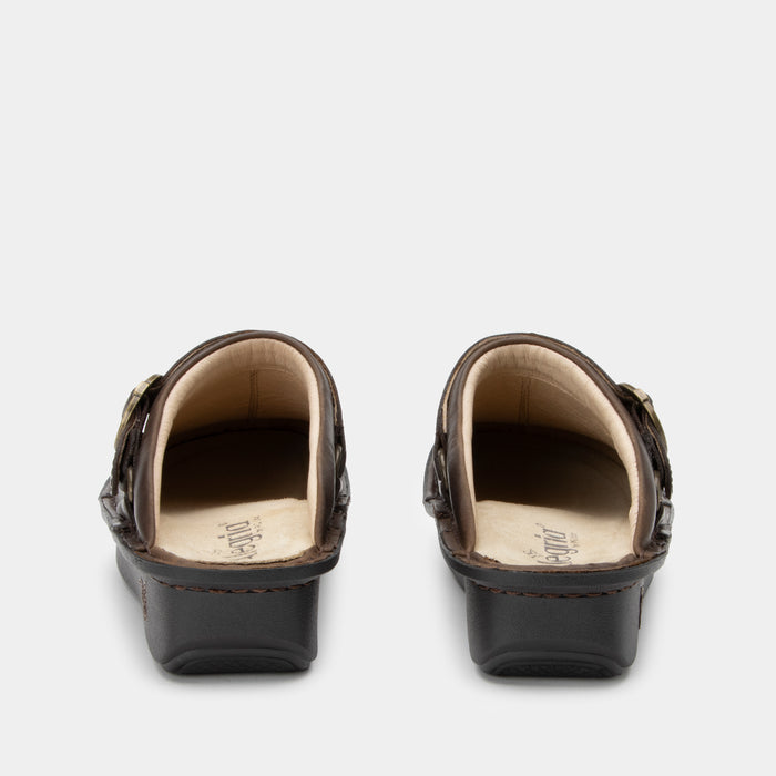 Alegria Seville Oiled Brown Clog