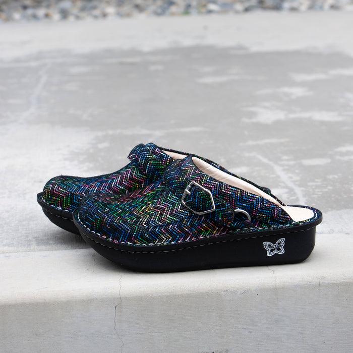 alegria Seville Ric Rack Rainbow Clog