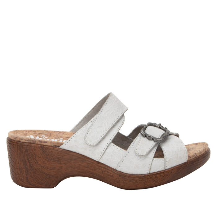 Alegria Sierra Delicut White Sandal