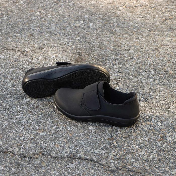 alegria Spright Black Nubuck Shoe