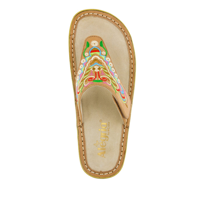 Alegria Vanessa Chrysalis Cognac Sandal