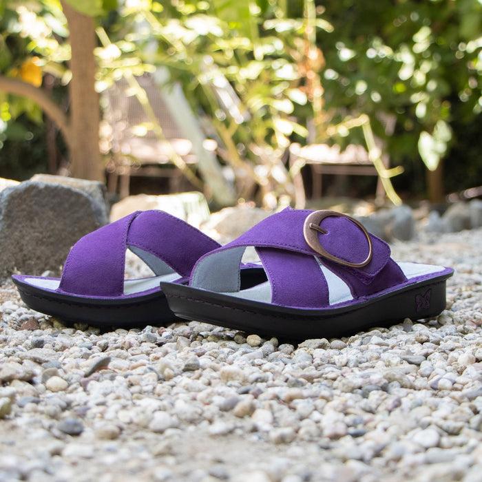 alegria Vanya Deep Amethyst Sandal