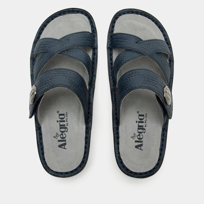 Alegria Victoriah Basketry Navy Sandal