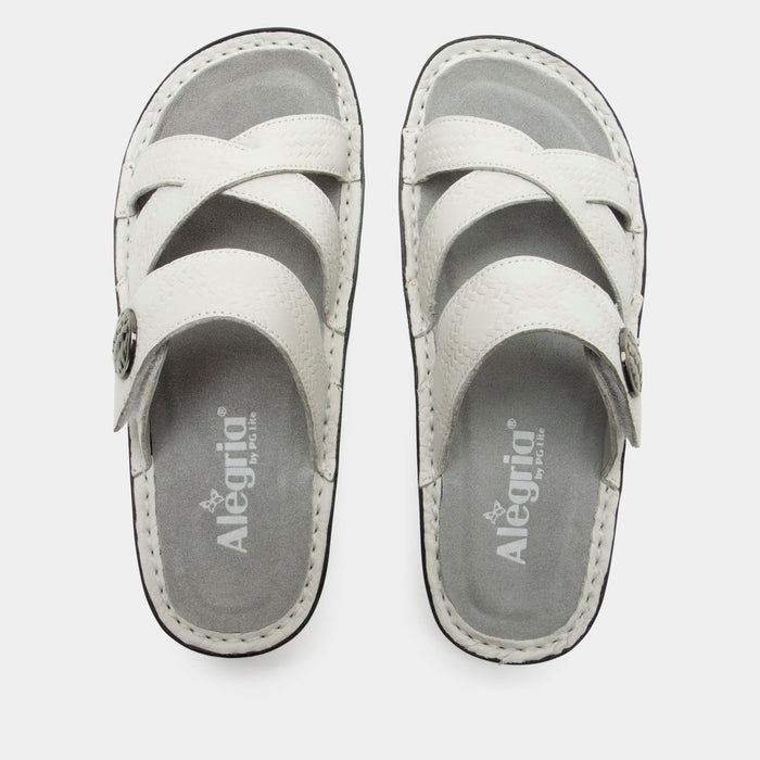 Alegria Victoriah Basketry White Sandal