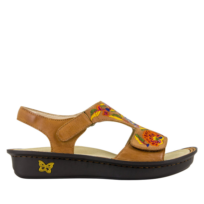 Alegria Viki Cognac Needles & Pins Sandal