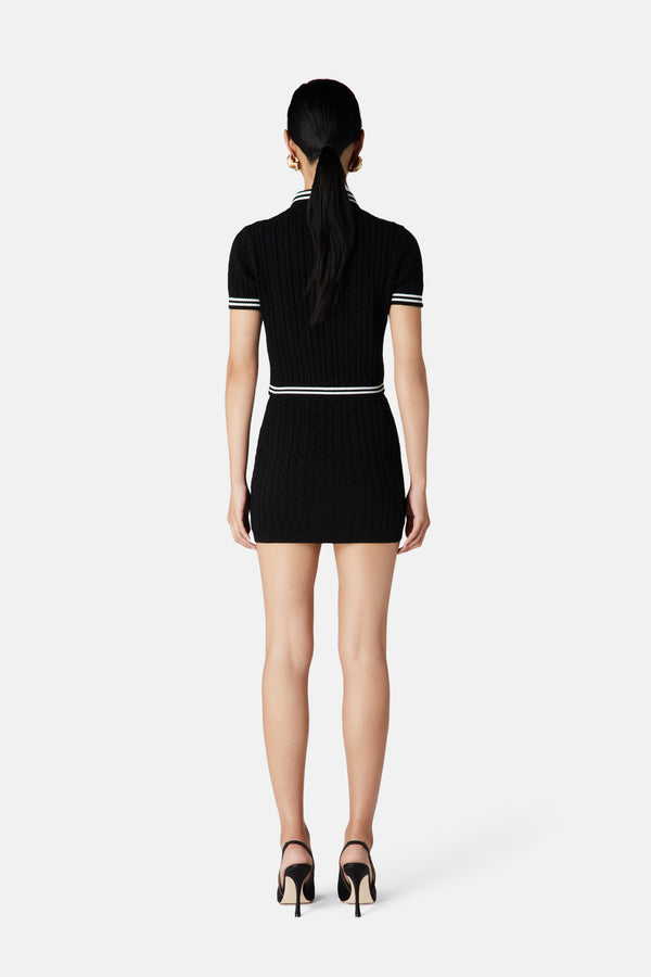 Alessandra Rich COTTON MINI SKIRT