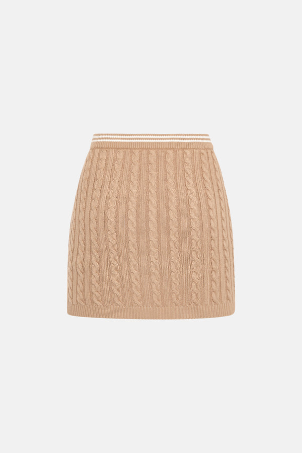 alessandra rich COTTON MINI SKIRT