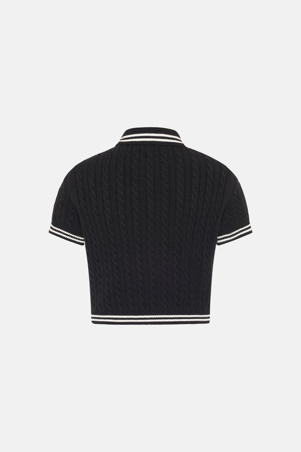 Alessandra Rich COTTON POLO