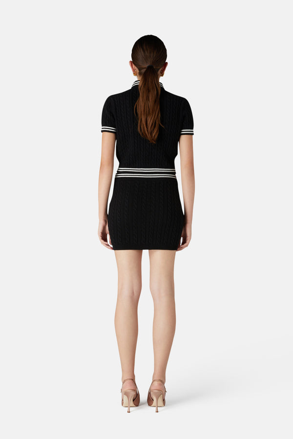 Alessandra Rich COTTON POLO