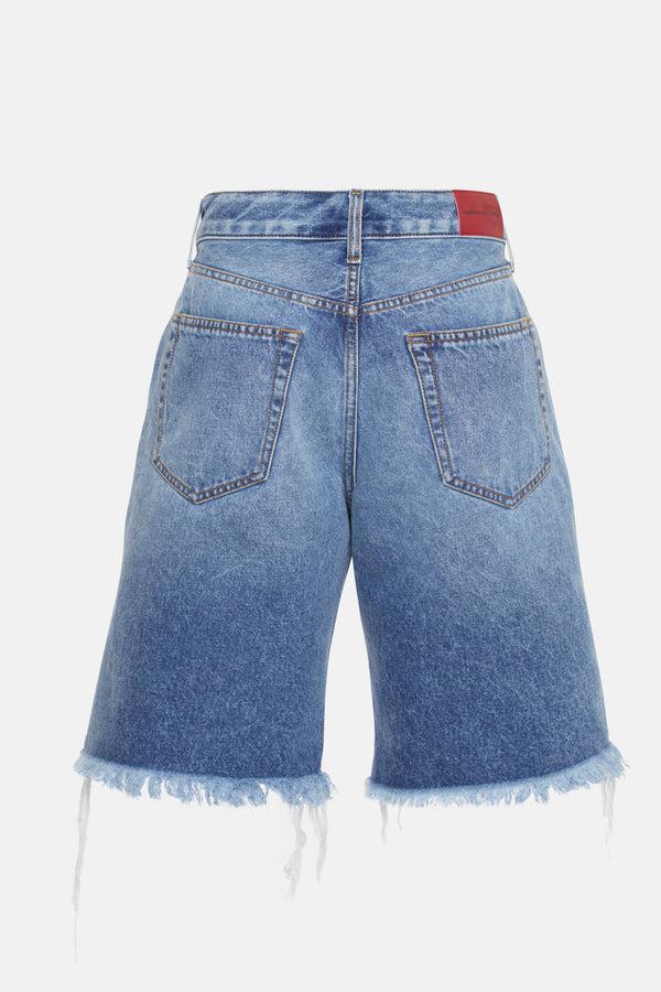Alessandra Rich DENIM BERMUDA