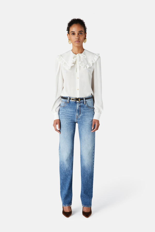 Alessandra Rich DENIM SLIM FIT PANTS