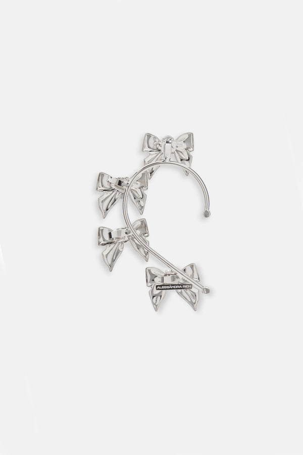 Alessandra Rich EARCUFF WITH BOWS LEFT