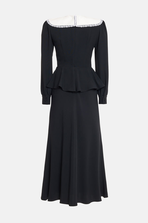 Alessandra Rich ENVERS SATIN DRESS