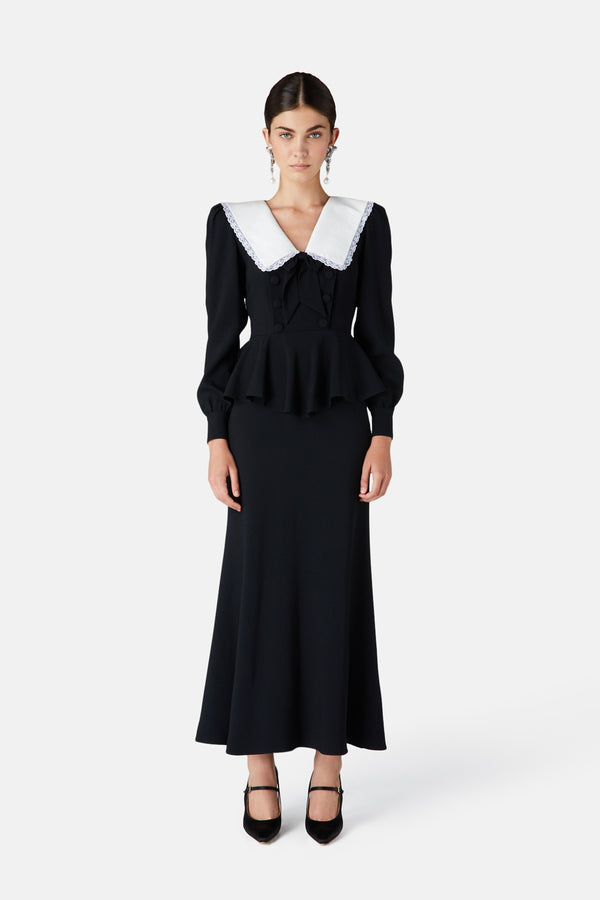 Alessandra Rich ENVERS SATIN DRESS