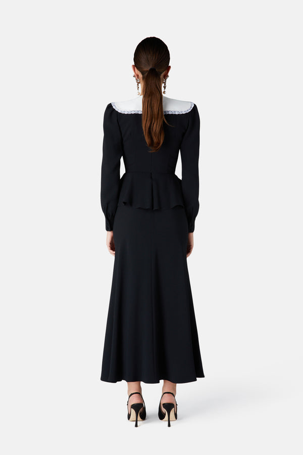 Alessandra Rich ENVERS SATIN DRESS