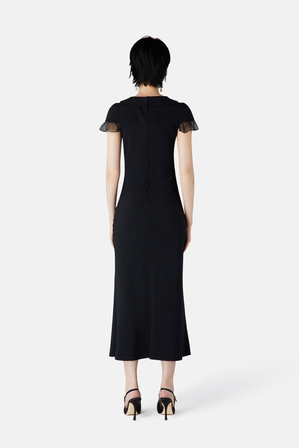 Alessandra Rich ENVERS SATIN DRESS