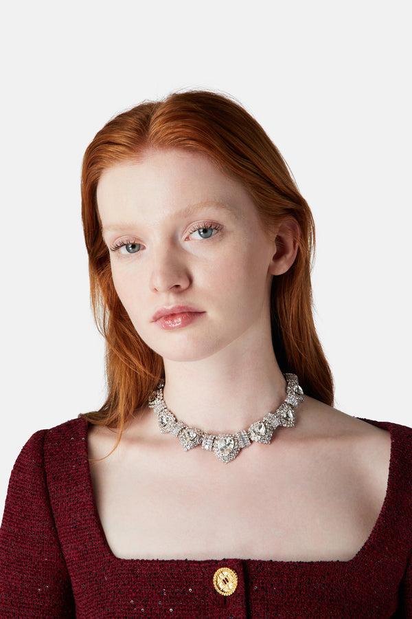 Alessandra Rich HEART NECKLACE