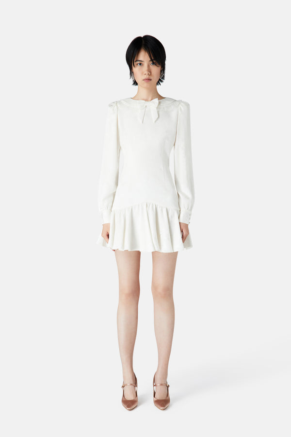 Alessandra Rich JACQUARD MINI DRESS