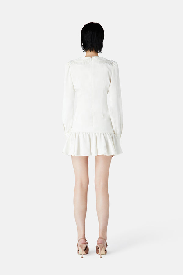 Alessandra Rich JACQUARD MINI DRESS