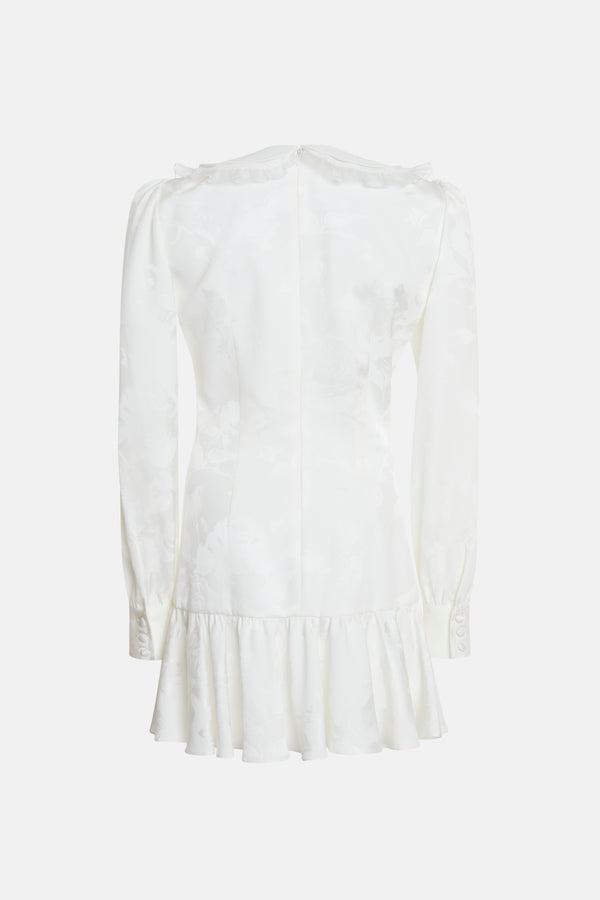 alessandra rich JACQUARD MINI DRESS