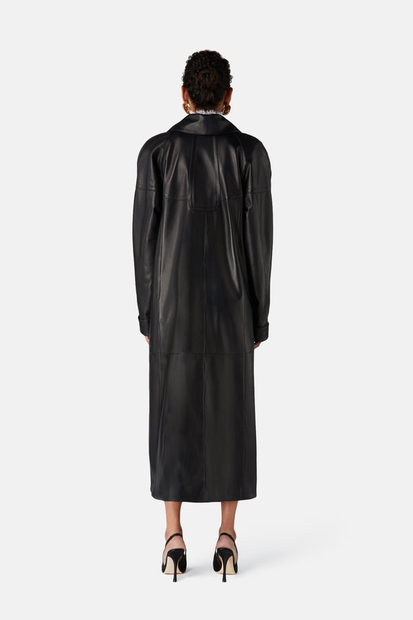 Alessandra Rich LEATHER COAT