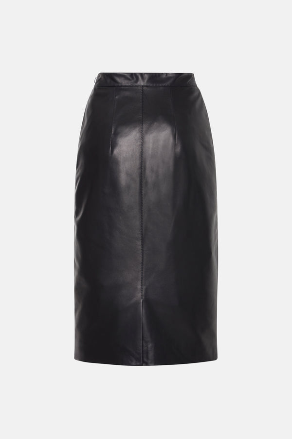 Alessandra Rich LEATHER SKIRT
