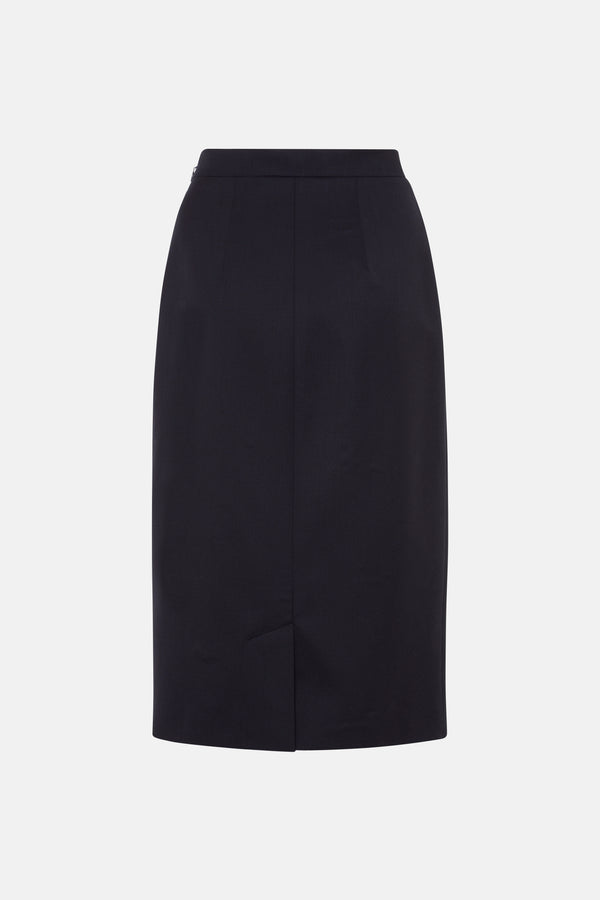 Alessandra Rich LIGHT WOOL SKIRT