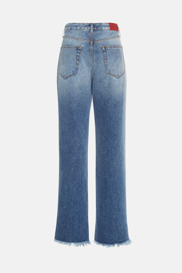 Alessandra Rich LOW WAIST BAGGY JEANS