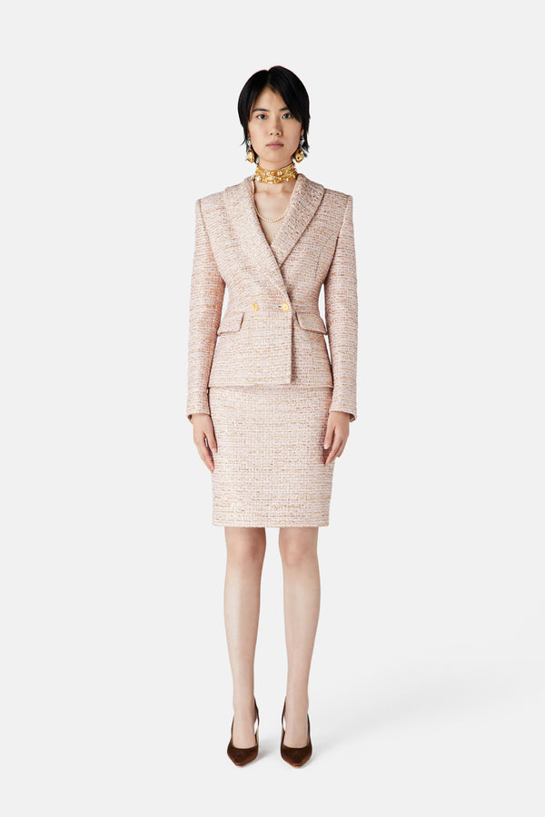 Alessandra Rich LUREX TWEED JACKET