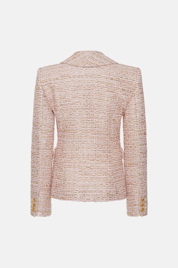 alessandra rich LUREX TWEED JACKET