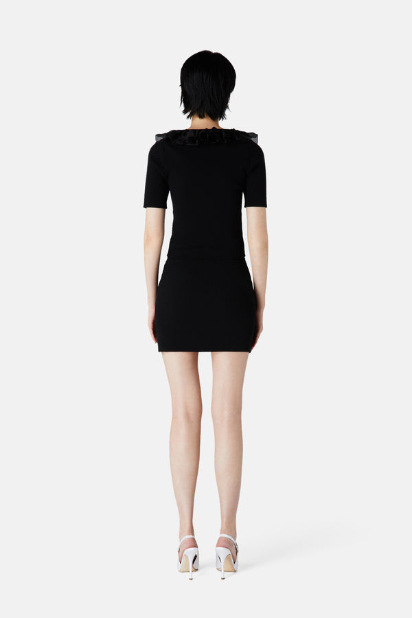 Alessandra Rich MERINO MINI SKIRT