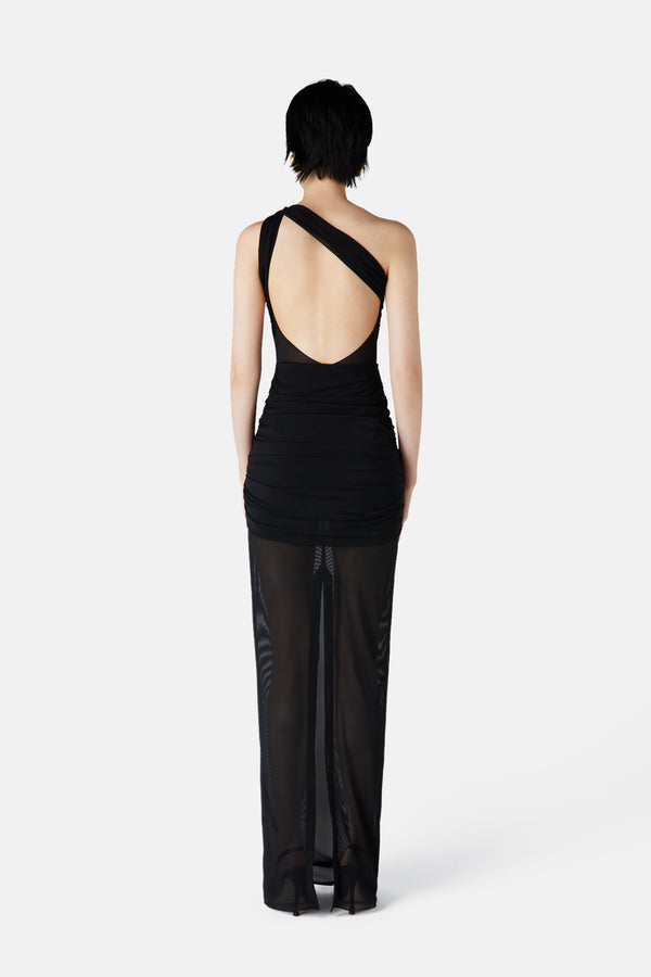 Alessandra Rich MESH EVENING DRESS