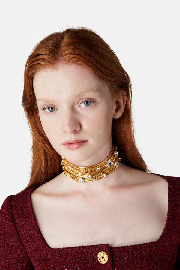 Alessandra Rich MULTI CHAINS CHOKER