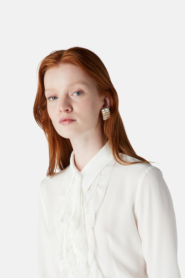 Alessandra Rich RECTANGLE EARRINGS