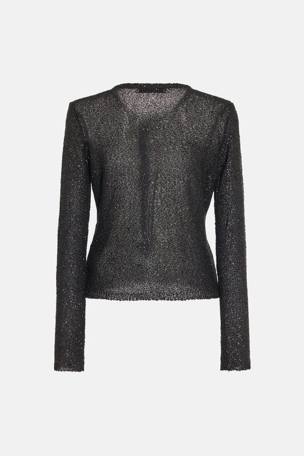 Alessandra Rich SEQUIN CARDIGAN
