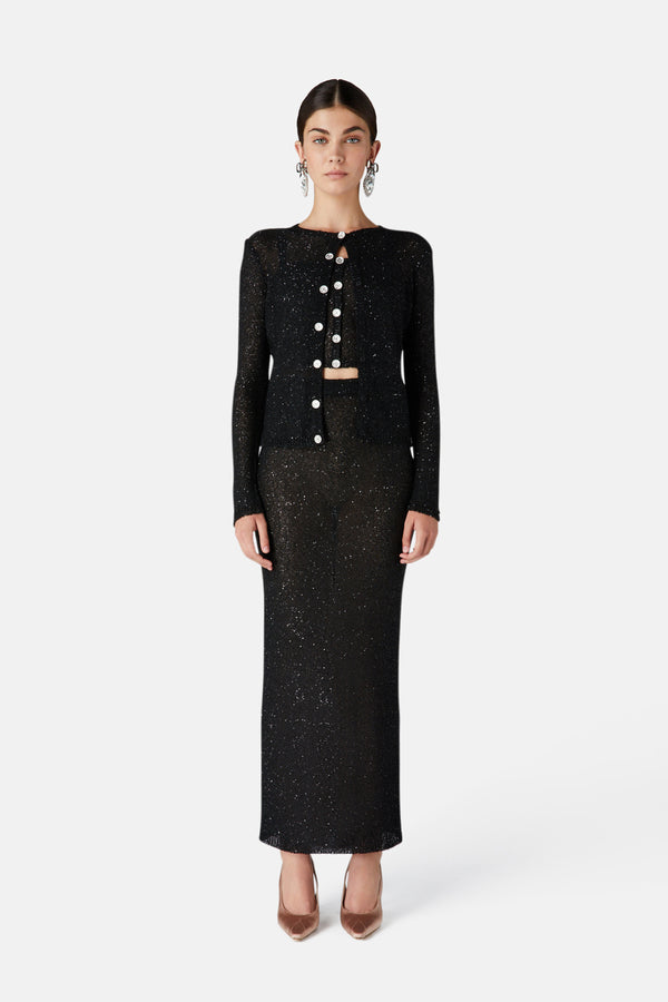 Alessandra Rich SEQUIN CARDIGAN