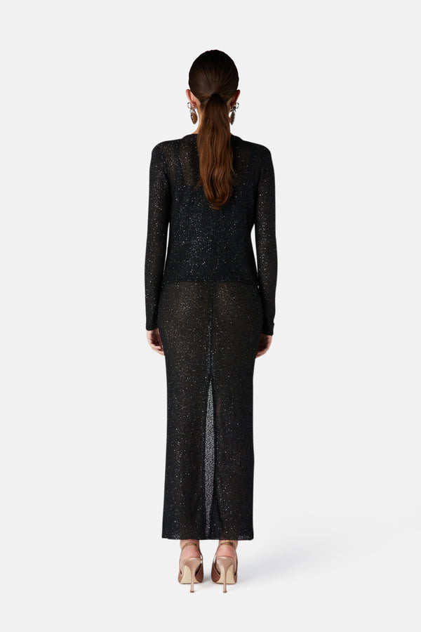 Alessandra Rich SEQUIN CARDIGAN