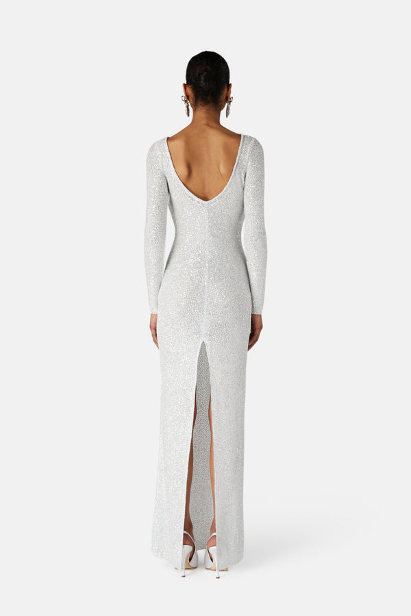 Alessandra Rich SEQUIN LONG DRESS