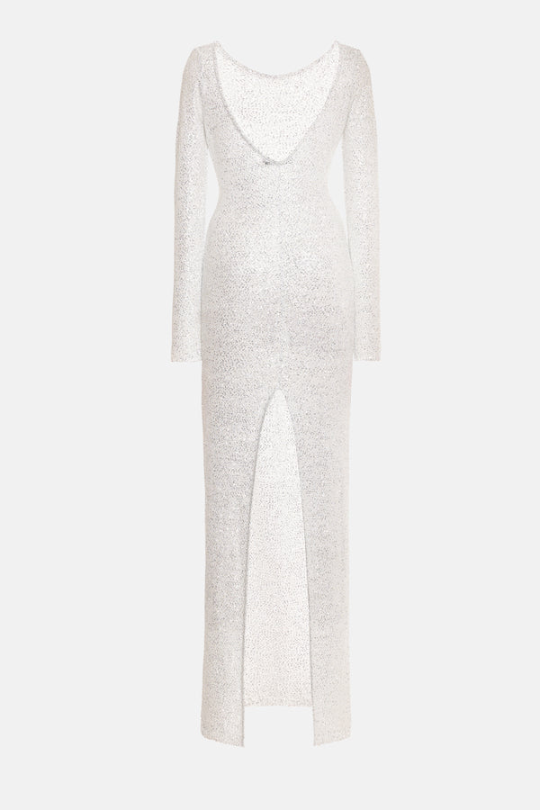 alessandra rich SEQUIN LONG DRESS