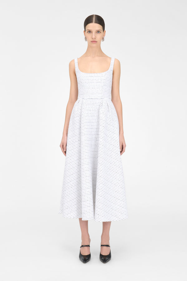 Alessandra Rich SEQUIN TWEED DRESS