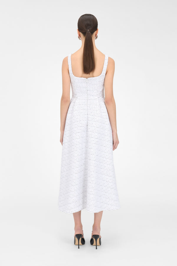 Alessandra Rich SEQUIN TWEED DRESS
