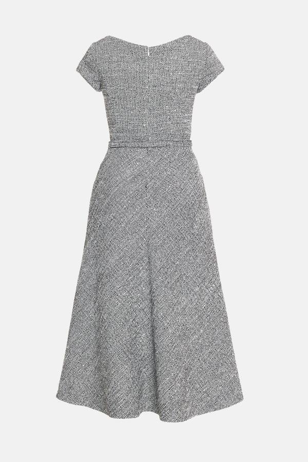 alessandra rich SEQUIN TWEED DRESS