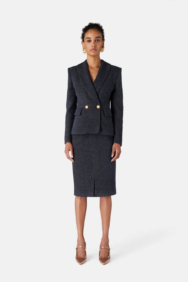 Alessandra Rich SEQUIN TWEED JACKET