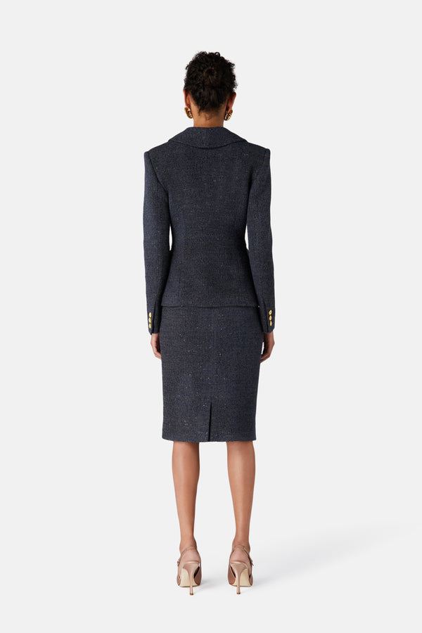 Alessandra Rich SEQUIN TWEED JACKET