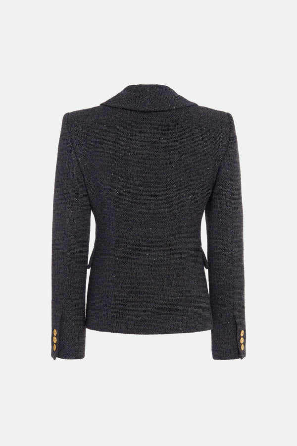 alessandra rich SEQUIN TWEED JACKET