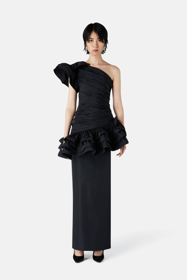 Alessandra Rich TAFFETA EVENING DRESS
